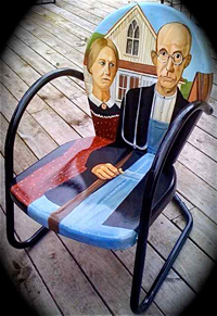 Mural City Gothic Chair