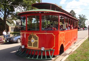 In 2010, narrated trolley tours take place on Saturday and Sunday