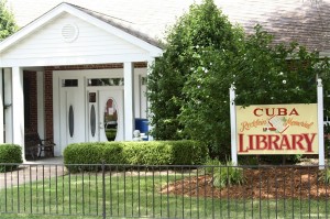 The Cuba Library is a busy location in the Commons area.