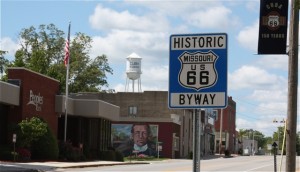 The signs let travelers know that they are still on the Route 66, even though the street names may change.