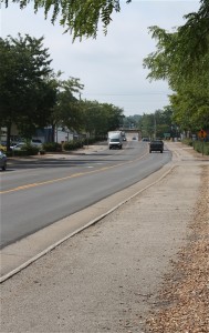 Walkers, runners, and bikers can use the sidewalks along Hwy. 19.