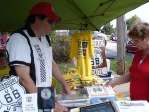 The Missouri Rt. 66 Association manned a booth at the 2008 show.