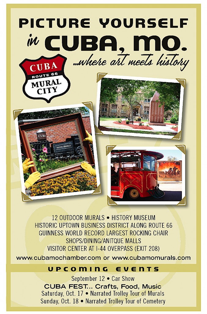 This ad was in the Kirkwood/Webster/South County Times Fall Day Trip Supplement.