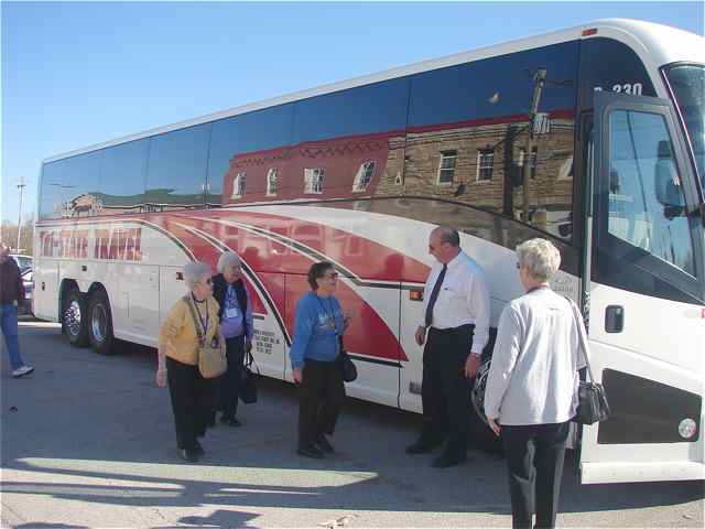 This bus photo reflects the interest that groups have in the historical uptown Cuba area.