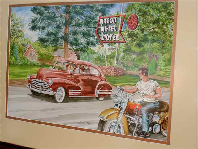 Squires featured the Cuba, MO's Wagon Wheel Motel in his "Come Along for the Ride" sieries.