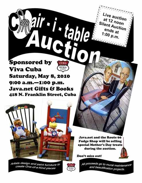 Chair-i-table Auction 2010 May 8 Flyer