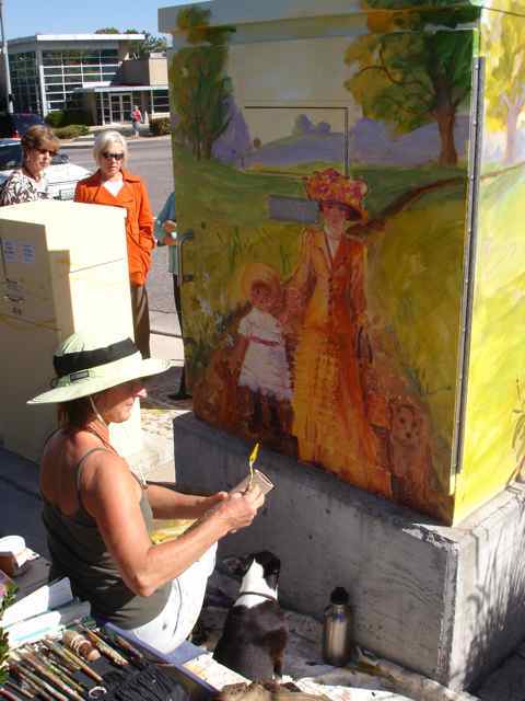 Julie Wiegand spent some hot summer days painting in Cuba.