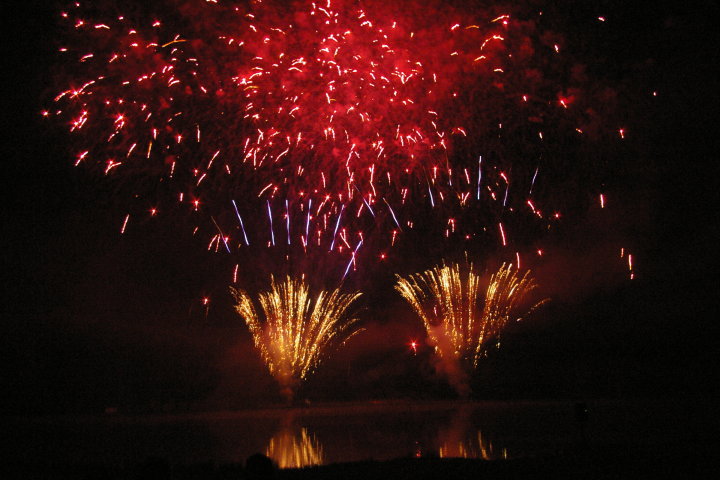 Genifer Capes' photo of t Brummet's Pyrotechnics shows how Americans love their fireworks when they light up the sky.
