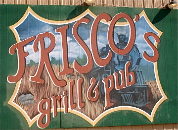Cuba, Missouri Frisco's sign