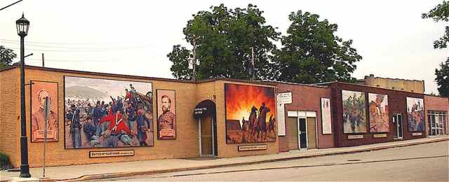 Buchanan Street Cuba, Missouri Civil War Murals