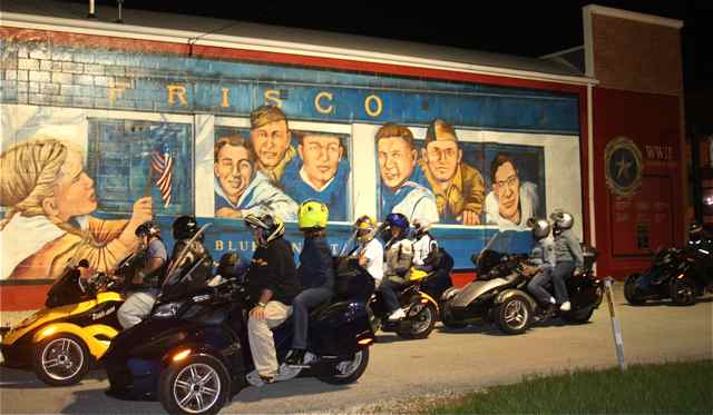 Gold Star Boys Mural night tour