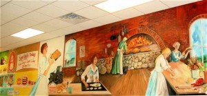 Nixon-Krovicka's bakery mural Cuba, Missouri