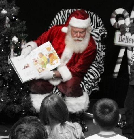 Santa reading