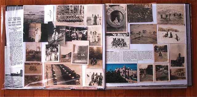 Pearl Harbor Scrapbook pages
