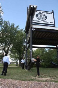 Missouri Partnership Group at the World's Largest Rocking Chair