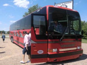 Visiting bus from Joplin/Springfield area