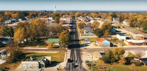 Cuba, Missouri Arial view